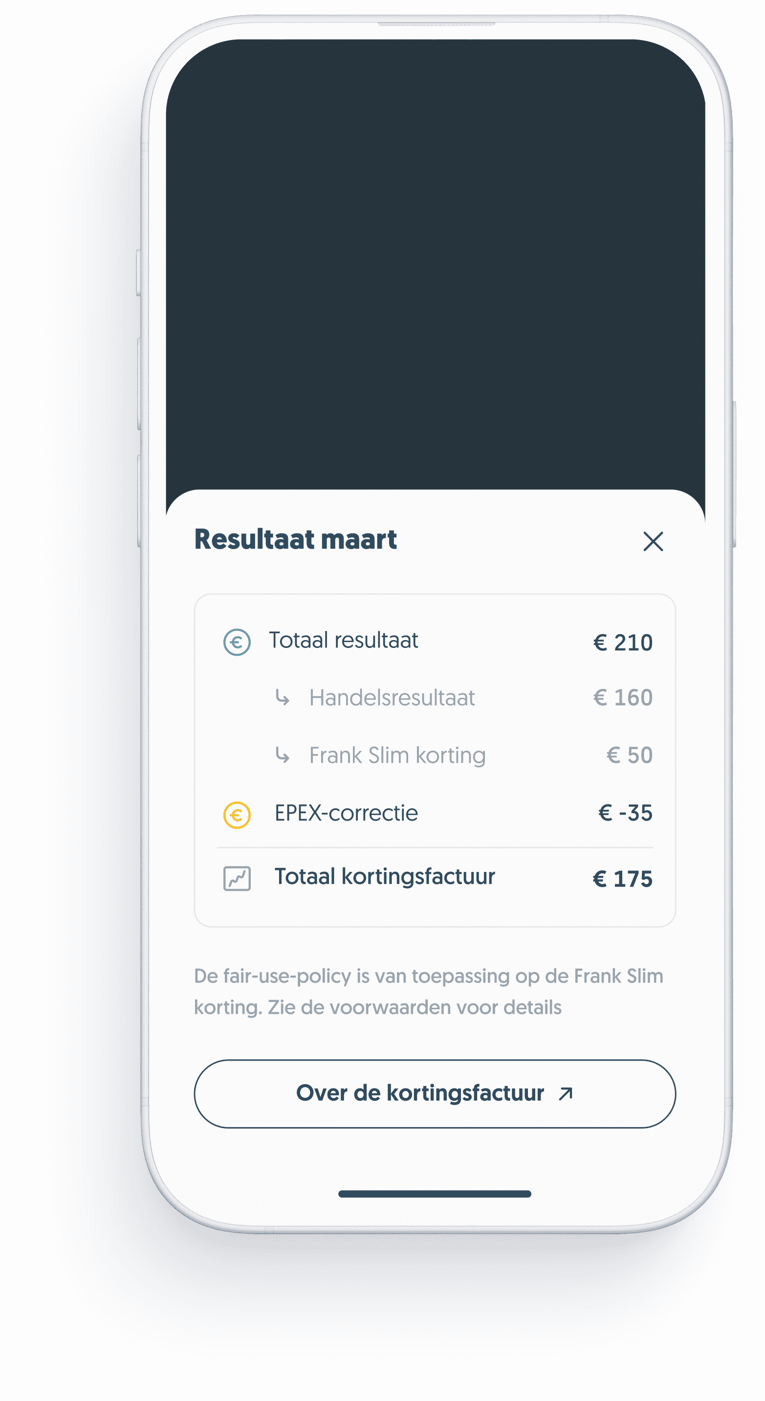 Mockup Frank app