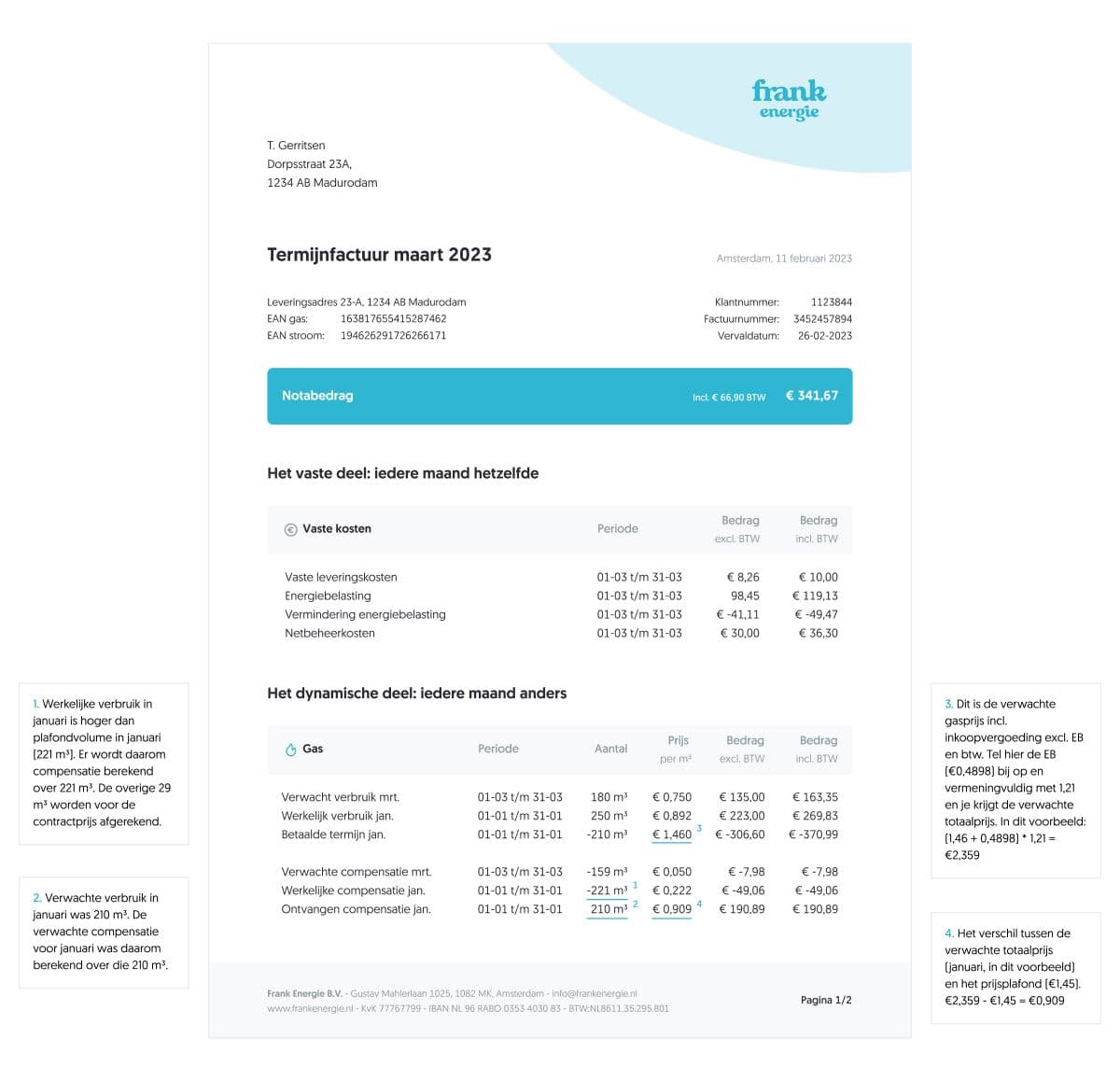 Factuur Frank Energie