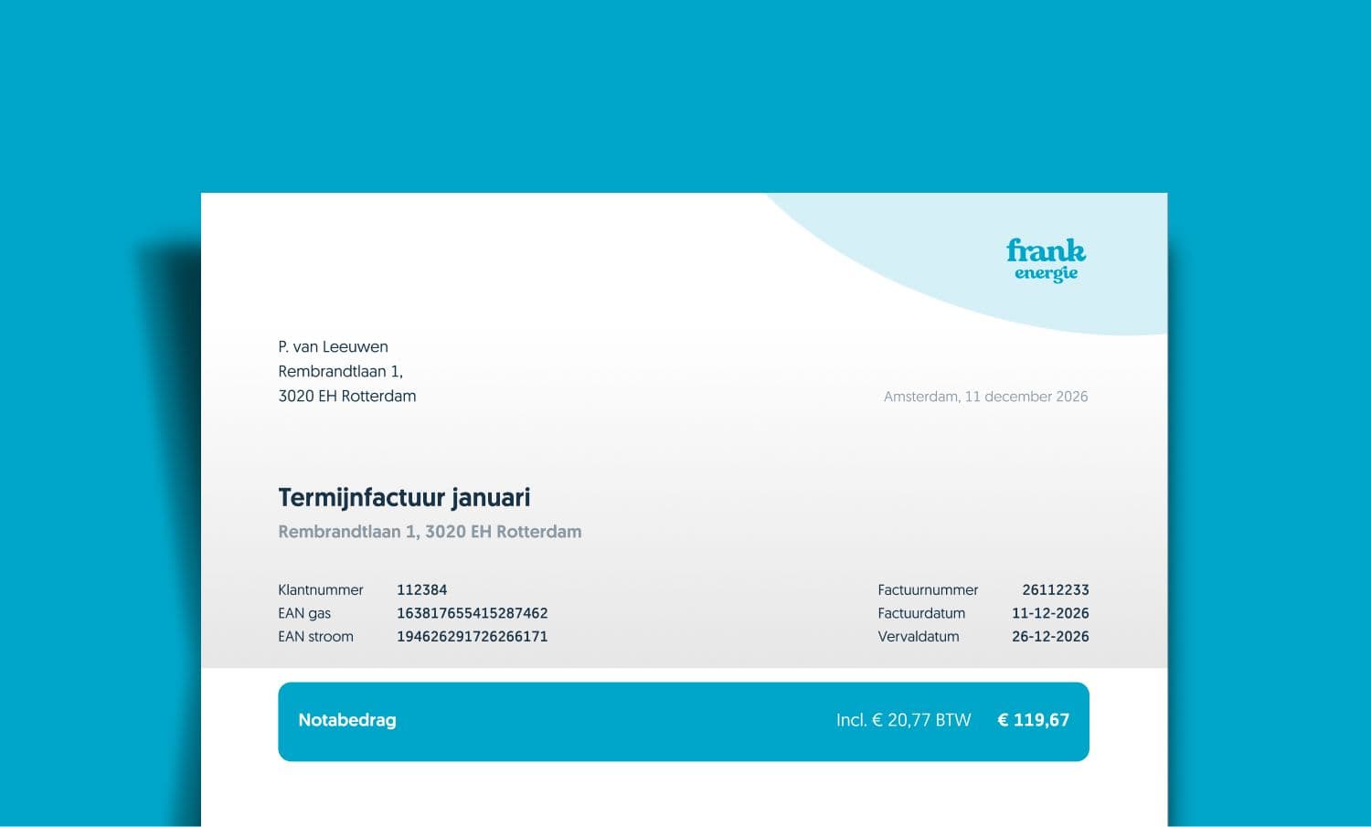 Energiefactuur