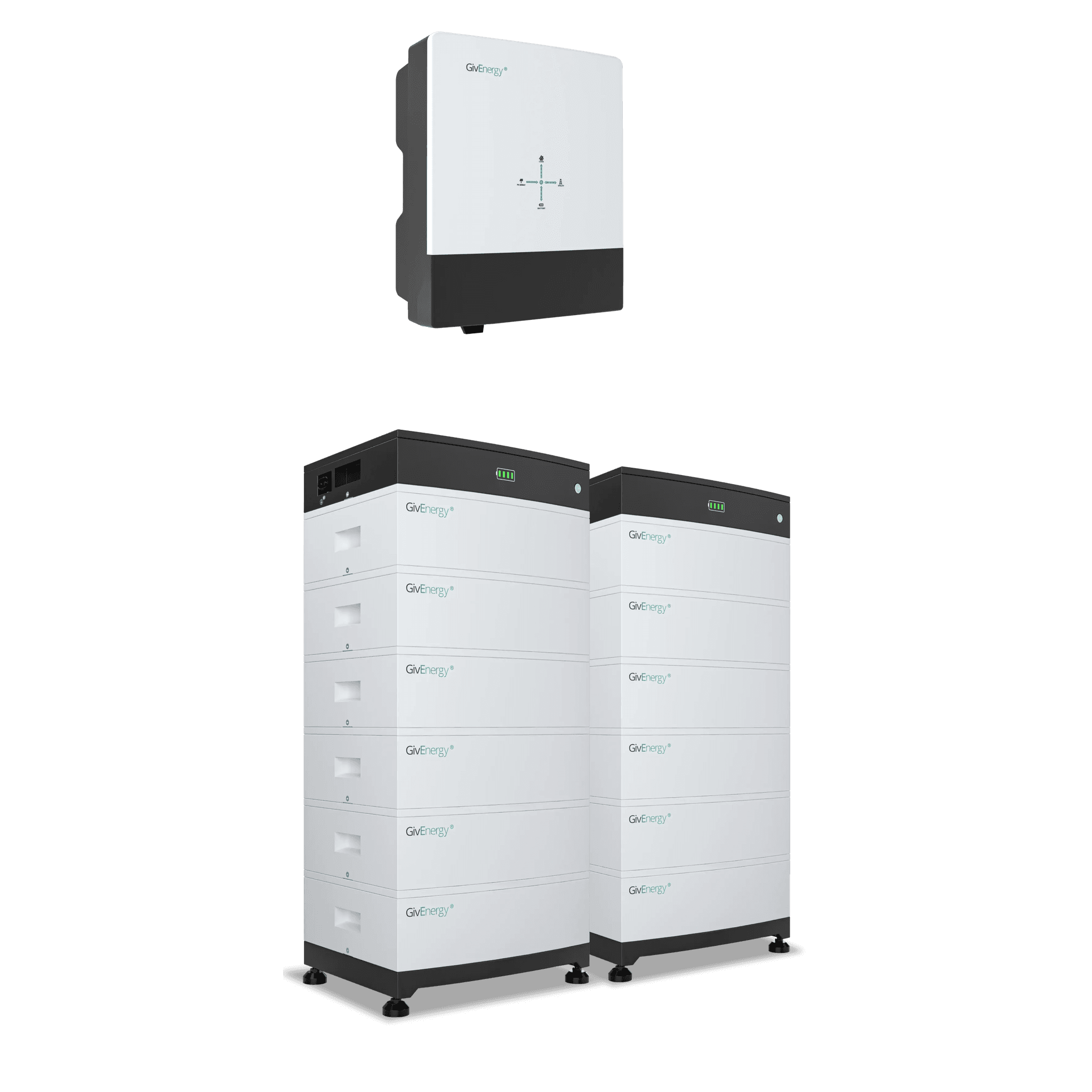 40,8 kWh GivEnergy thuisbatterij met 20 kW omvormer (3-fase)
