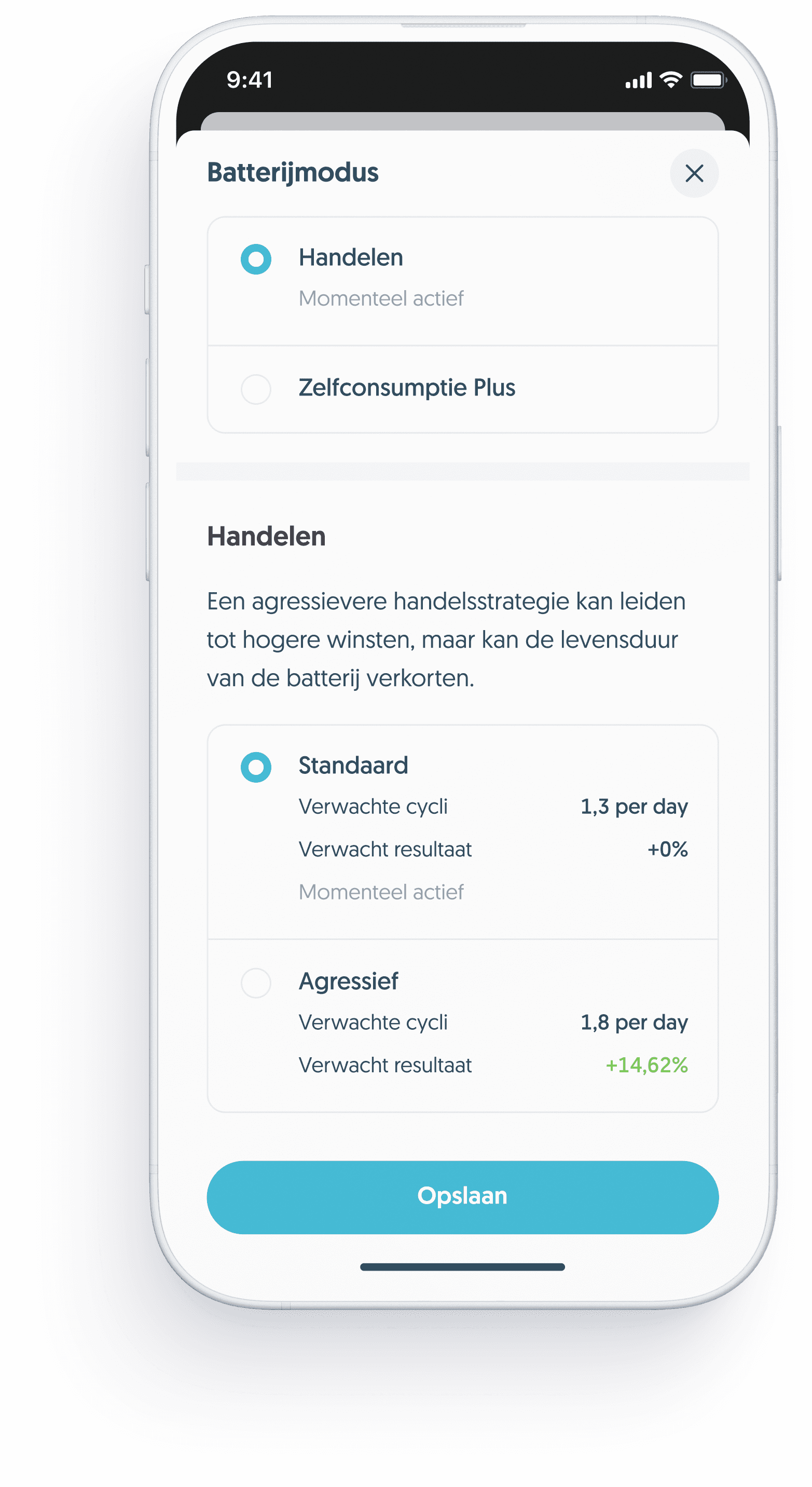 Mockup Frank app